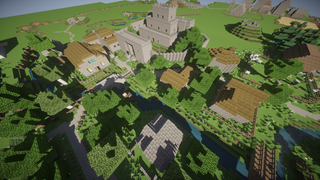 Illustration for article titled Old School RuneScape Rebuilt In Minecraft